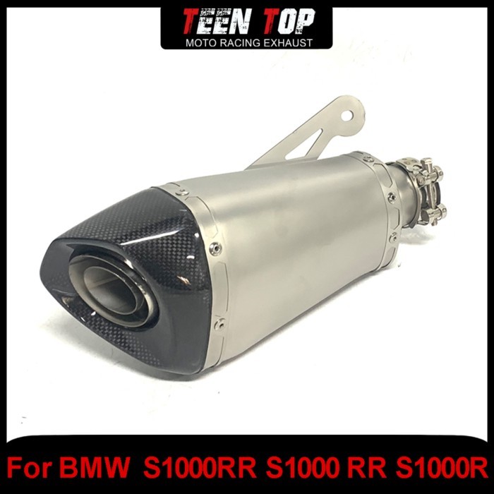 Universal 60.5MM Motorcycle Exhaust System For BMW S1000RR S1000 RR S1000R Exhaust Muffler Modified