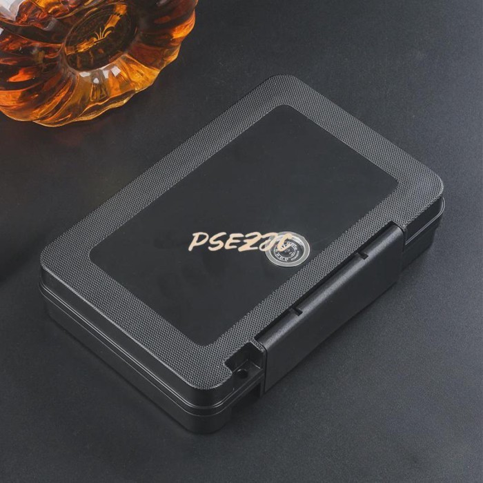 Portable Travel Cigar Storage Moisturizing Box Sealed Waterproof Protection ABS Travel Cigar Box wi