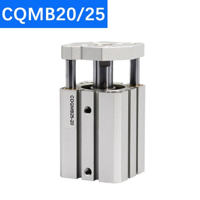 CQMB20 CQMB25 Guide Rod Compact Air Pneumatic Cylinder CQMB20-5 CQMB20-10 CQM25-15 25-25 25-20 25-3