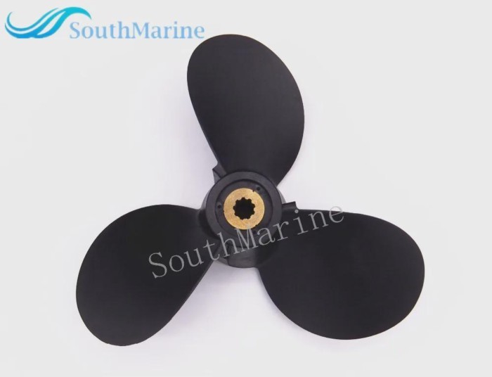 Boat Engine Propeller 7 1/2x8-BA for Yamaha 4HP 5HP 4A 5C F4A F6C F5A Outboard Motor 6E0-45941-01-0