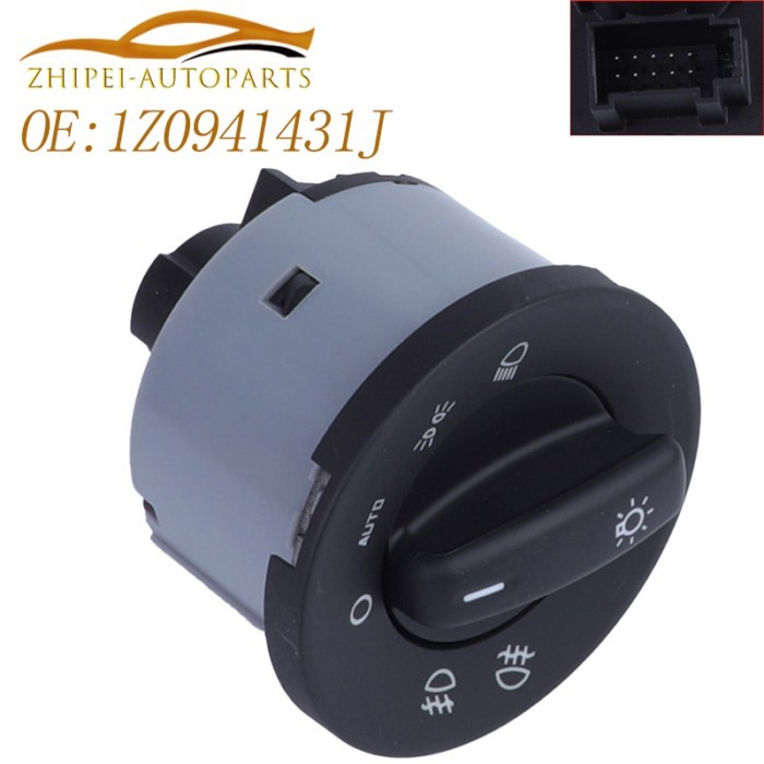 1Z0941431J Headlight Auto Control Switch Fog Light Car 1Z0941431N For Skoda Octavia 1Z3 1Z5