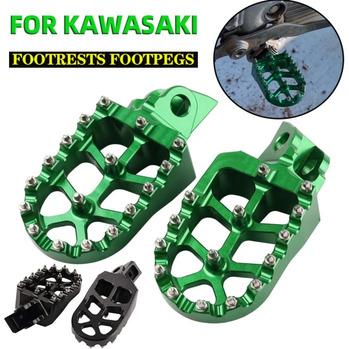 For Kawasaki KX 65 80 85 100 112 KX65 KX80 KX85 KX100 KX112 Motorcycle Accessories Footrest Footpeg