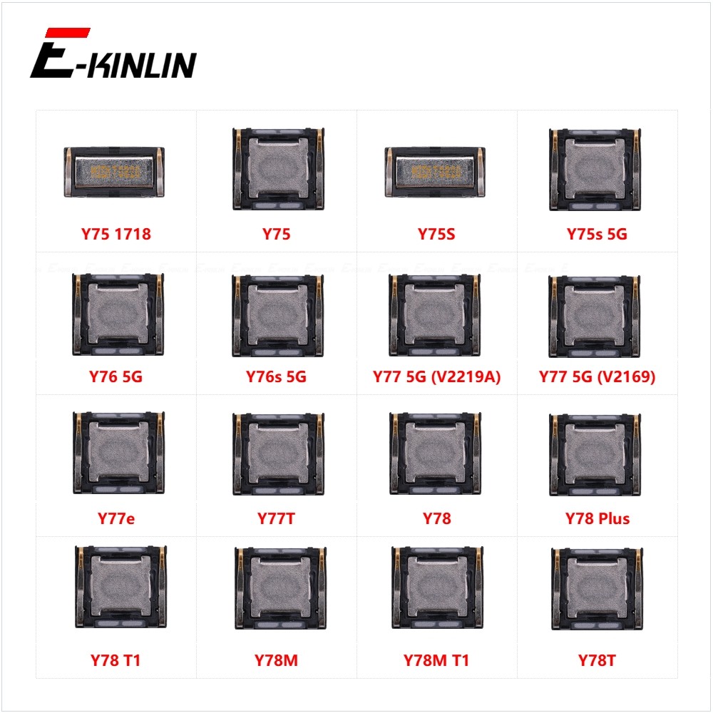 หูด้านบนลําโพงรับหูฟัง Flex สําหรับ Vivo Y75 1718 Y75S Y75s 5G Y76 Y76s Y77 Y77e Y77T Y78 Plus T1 Y78M Y78T