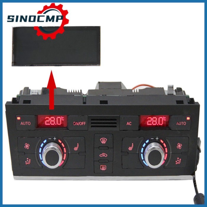1Pcs New LCD Display Screen Air Conditioning Panel Unit Display LCD Pixel Repair For Audi A6 (4F)/Q