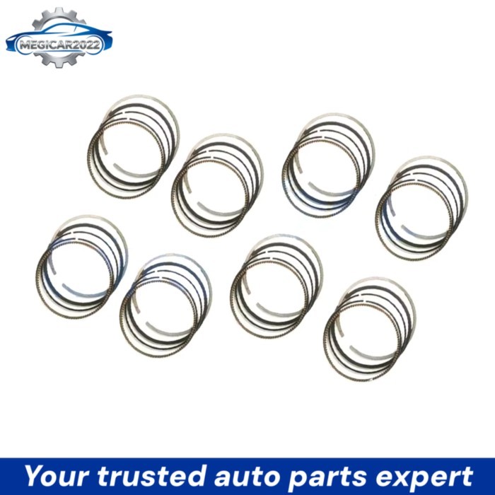 8 Sets Engine Piston Ring Fit 4.4 L For LAND ROVER RANGE ROVER L322 4.4L For BMW E39 7 E38 X5 E53 M