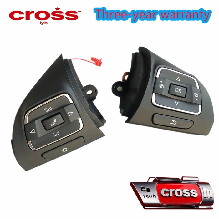 Steering wheel Multifunction Button 5C0 959 537 B 538 For VW Jetta MK6 VW Golf MK6 EOS Golf Plus Ti