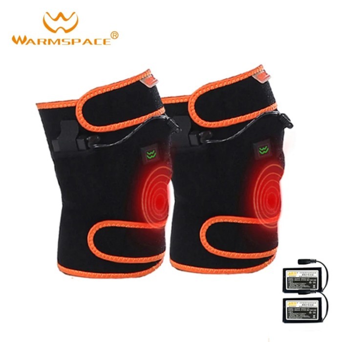 Motor Heating Kneepads Electric Heating Kneepad With Rechargeable Battery Warm 6-10 Hours Heated Kn