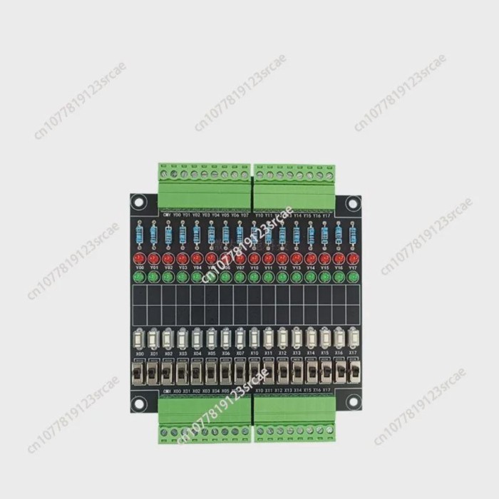 PLC Debugging Board, PLC Simulation Board, 16 Input/output Testing , Microcontroller Learning Board