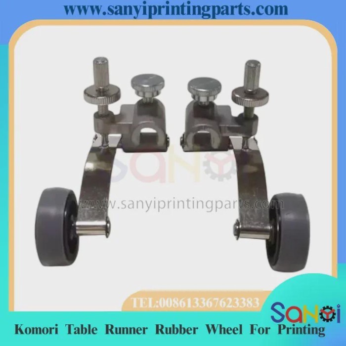 1 Pair Komori Rubber Wheel For Printing Machine Parts