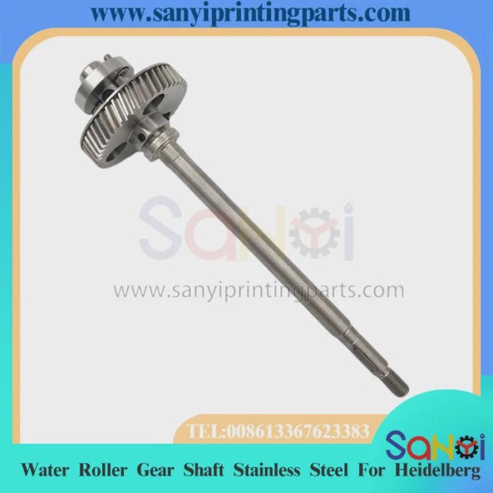 G2.030.201, R2.030.207, MV.101.755, MV.022.730 Water Roller Gear Shaft Stainless Steel For Heidelbe