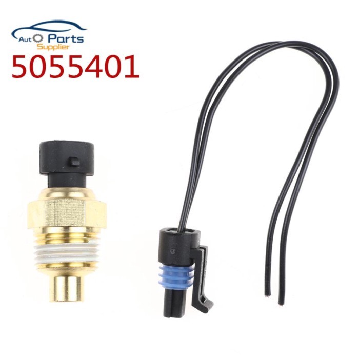New 5055401 Q21-1002 Temp Temperature Sending Sensor With Plug For Peterbilt 379 Kenworth T600 T660
