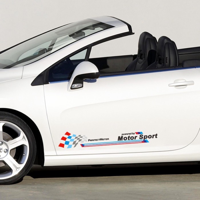 Auto Side Door Vinyl Fashion Decorate Stickers DIY Applique For Volvo XC90 XC60 S90 S60 T6 V60 S40