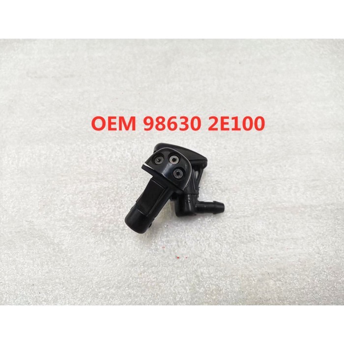 Original New 2pcs 986302E100 98630-E100 Car Front Windshield Washer Nozzle Car Wiper Jet Nozzle  fo