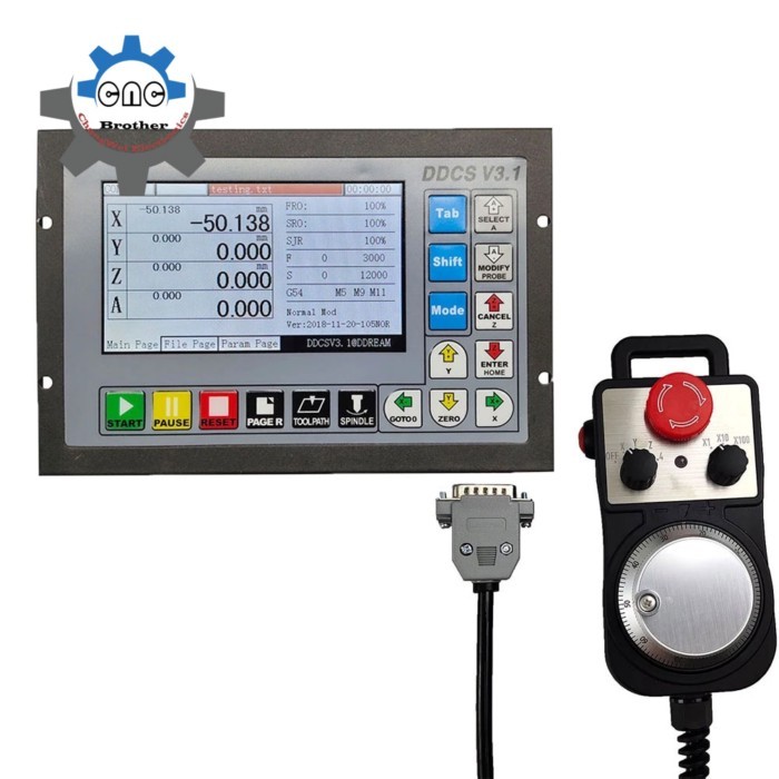 DDCSV3.1 3/4 Axis G Code CNC Offline Stand Alone Controller For Engraving Milling Machine DDCS V3.1