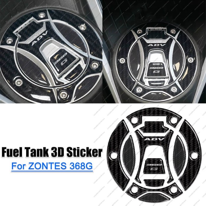 For Zontes 368G 368g Motorcycle Fuel Tank Pad Protection Sticker 3D Epoxy Resin Sticker