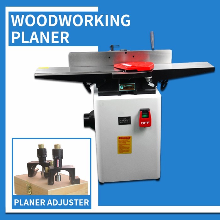 FS-JP6 Electric Planer 900W Multifunctional Household Small Planer Woodworking DIY High Speed Deskt