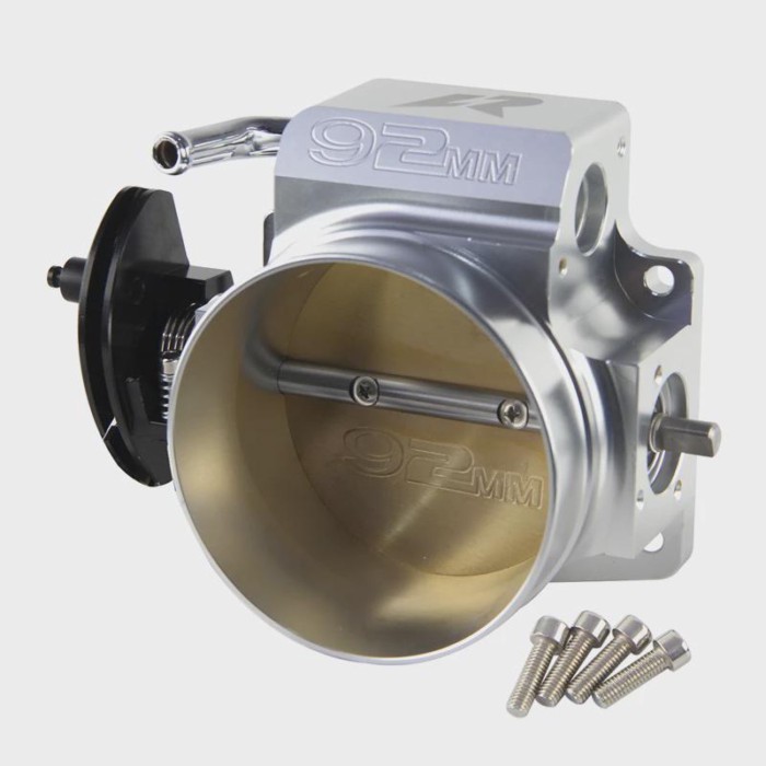 Throttle Body 92MM CNC Billet For Chevy GM Gen III LS1 LS2 LS3 LS6 LS7 SX LS LSX V8 Engine 4-Bolt C