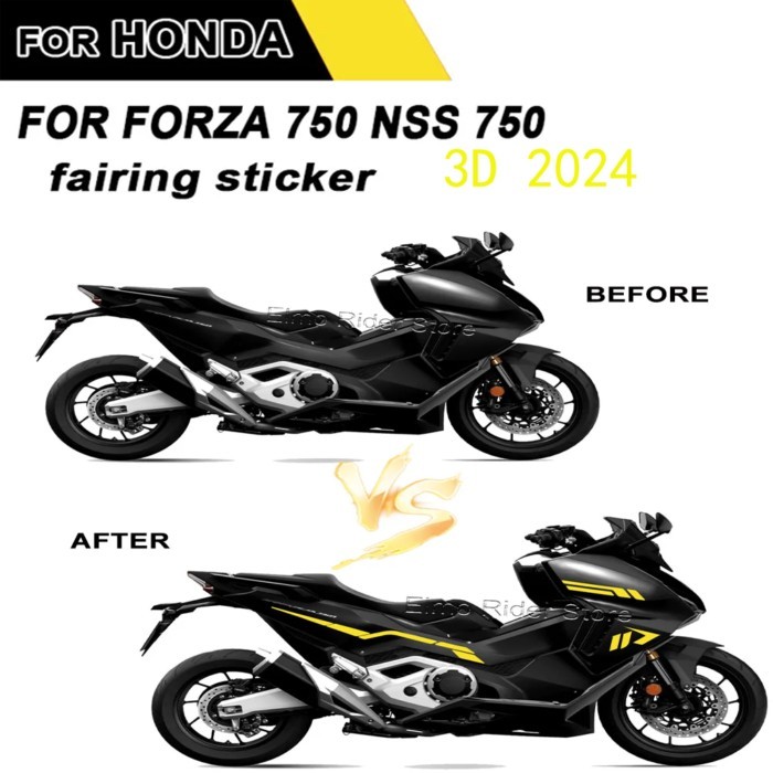 FORZA 750 FORZA 750 For Honda FORZA NSS 750 Fairing Sticker Waterproof Anti-scratch Protection Stic