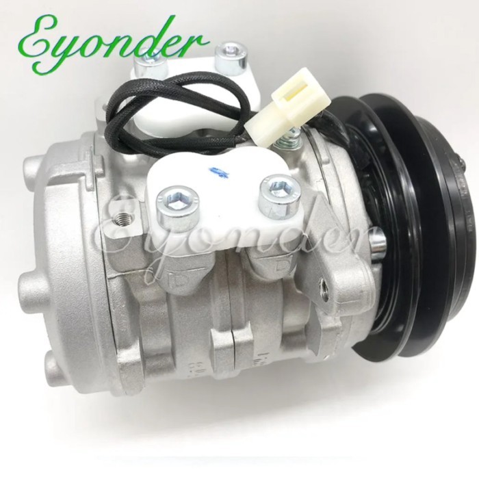 10P08E AC A/C Compressor Cooling Pump PV1 12V for KUBOTA Heavy Duty Tractor M8200 M9000 U35-S2 DT-H