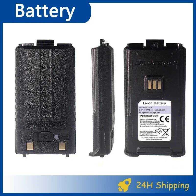 ▥ Uv-5Rm แบตเตอรี่ 3800/4500/6800 Mah Usb-C USB Charger Bf-K5 PLUS Uv-5Rh Pro GPS Gm-5R