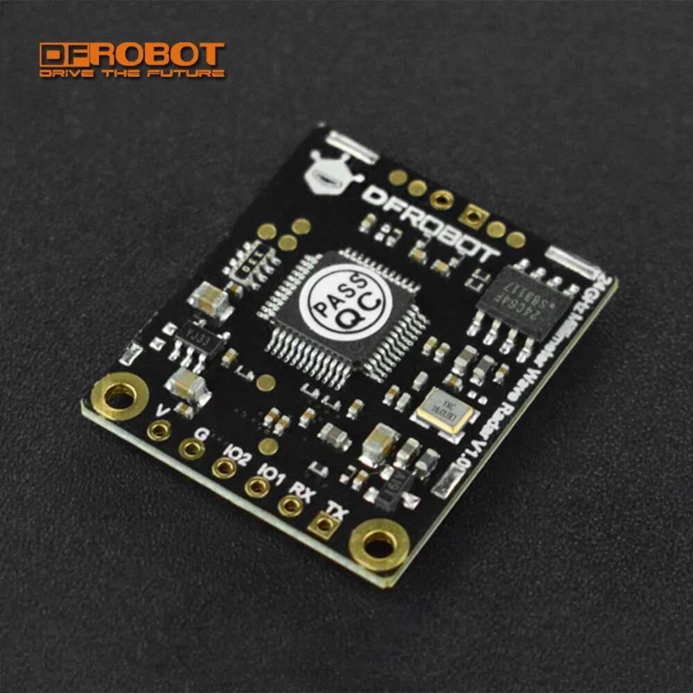 DFRobot Strong ป้องกันการรบกวนความไวสูง mmWave Radar 24GHz Human Presence Detection Sensor 9 เมตรสํา