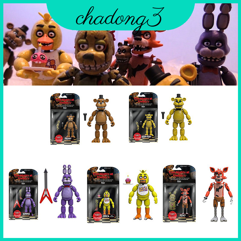 Funko Fnaf Unique Five Nights At Freddys Action Figure Golden Collectors สําหรับ Freddy
