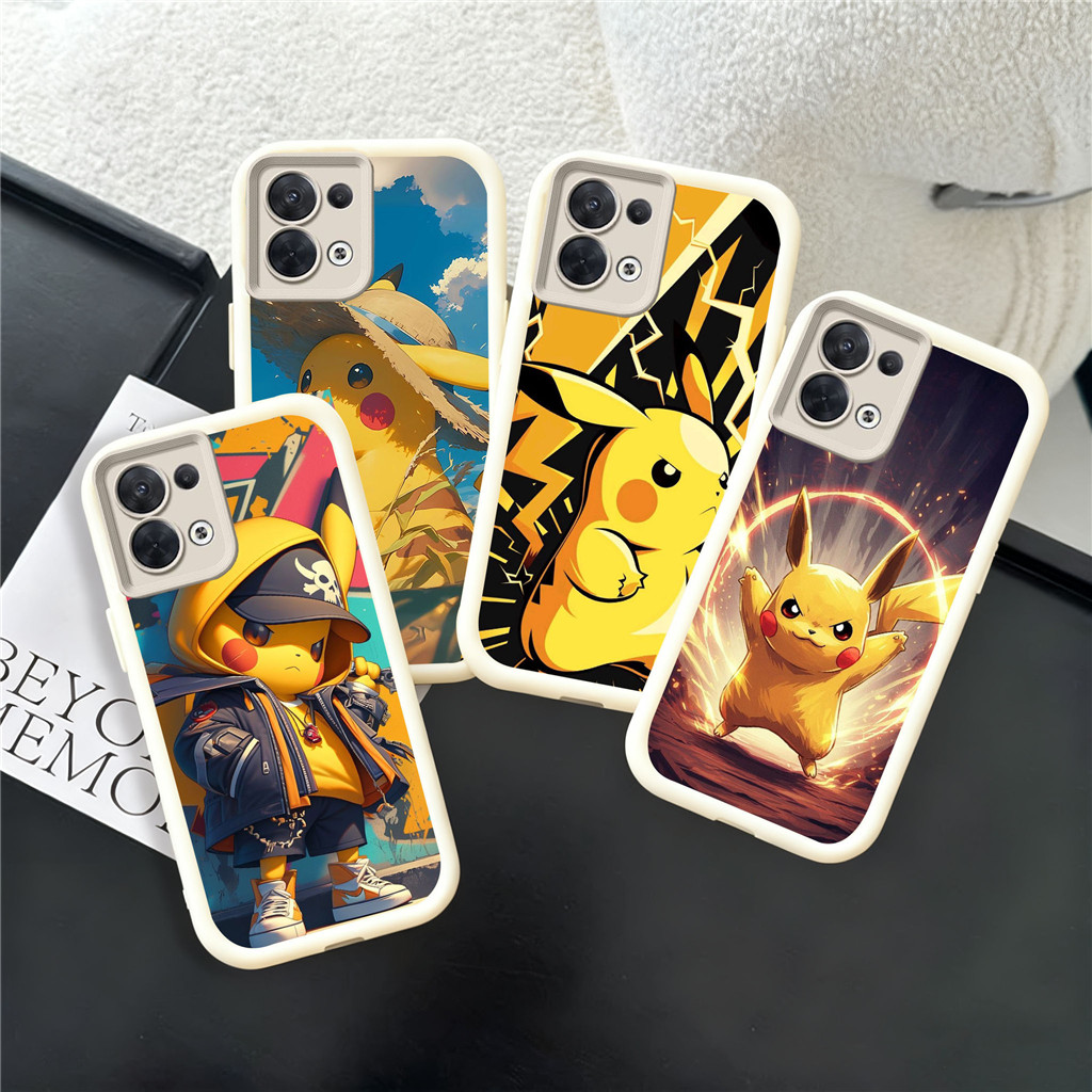 WC26 Pikachu สําหรับ Hp ชุบ Realme Narzo Note N61 V13 SE Q3 GT 30 N53 8S C61 N63 NEO6 50 5G วัสดุ TP
