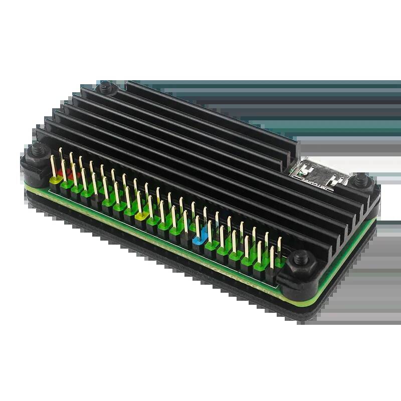 Raspberry Pi Zero 2 W อลูมิเนียมสําหรับ Raspberry Pi Zero 2W CNC เปลือกโลหะ Passive Cooling ความร้อน