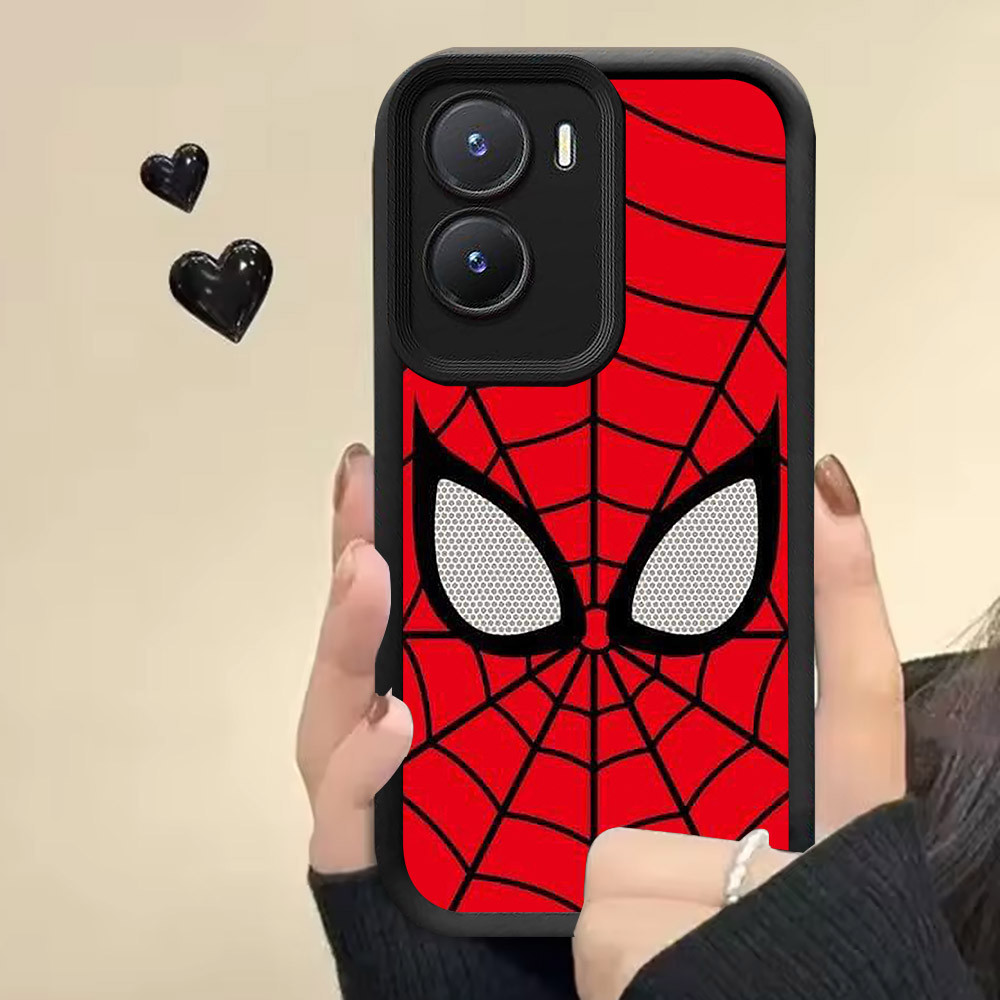 R4 เคสซิลิโคน Spider-Man สําหรับ VIVO V19 Neo T1 V17 Y75 Y55 5G