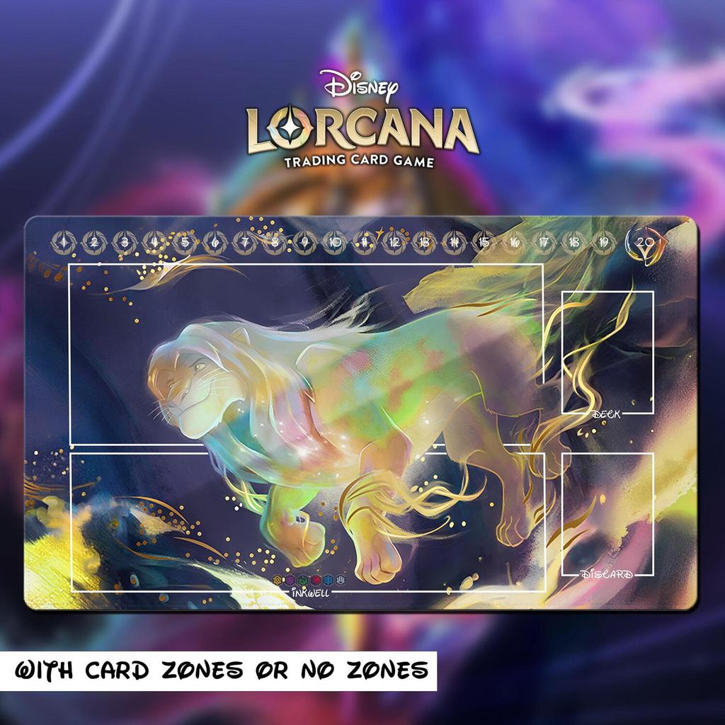 Playmat Lorcana - TCG Lorcana - ซิมบ้า - 24"x 14" 600 x 350 มม.