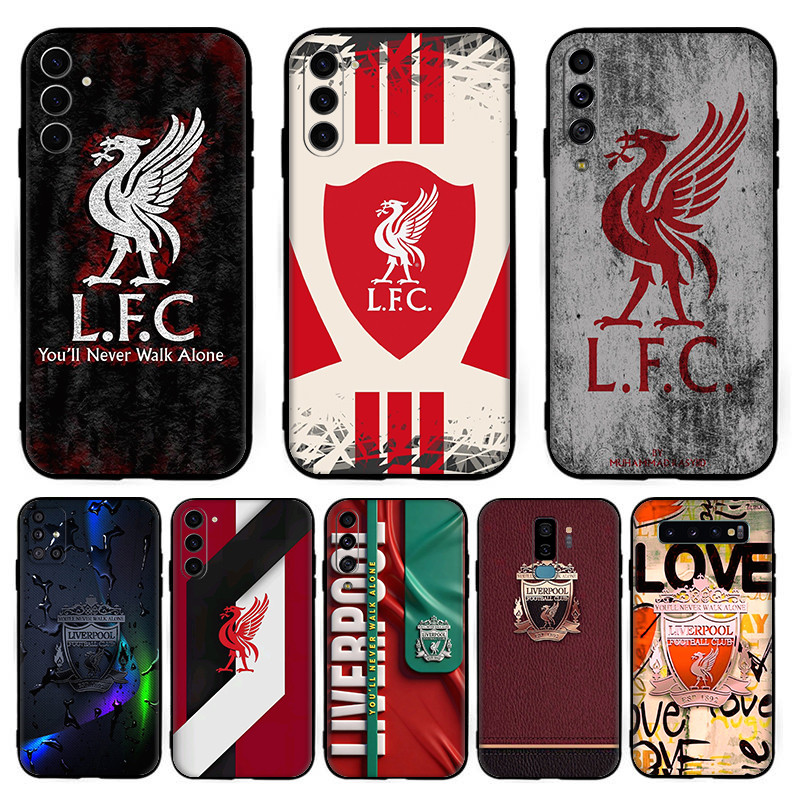 สําหรับ Samsung A07 A17 A56 A36 A26 S25 Fe Edge Plus Ultra Liverpool FC TPU เคสโทรศัพท์ซิลิโคนอ่อนนุ่มสีดํา