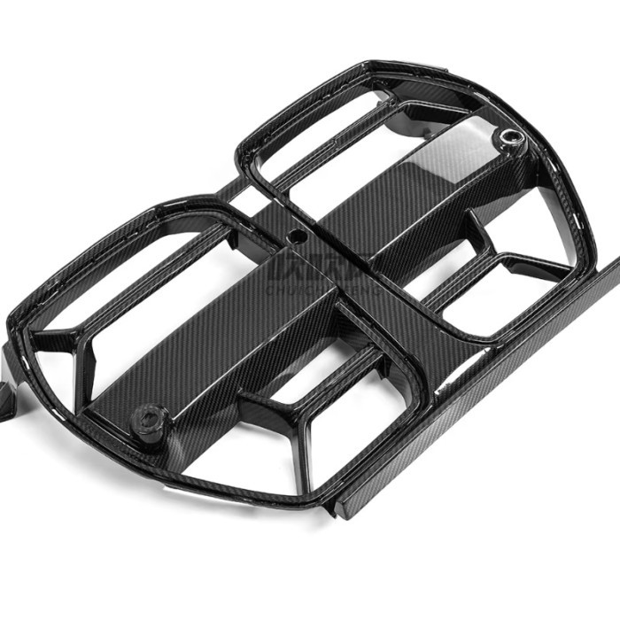 G80 G82 Dry Carbon Fiber Front Grille for BMW G80 G82 G83 M3 M4 2021 + Without ACC CSL Style Body K