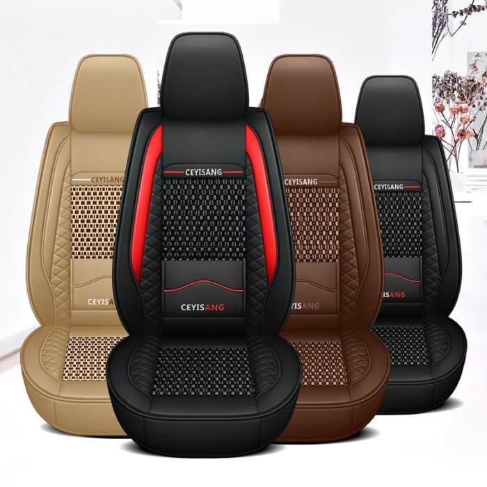 One Piece Universal Car Seat Covers For Audi Q7 4L A6 C6 C7 C8 4F 4G A5 A4 B8 B7 Q5 A3 8P 8V Q3 Q2L