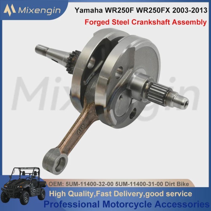 High Performance Crankshaft Assembly For Yamaha WR250F WR250FX 03-13 5UM-11400-32-00 Engine Parts C