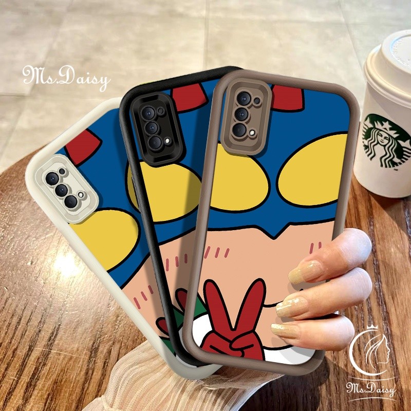 การ์ตูนน่ารัก Simple Yeah Superman เคสโทรศัพท์สําหรับ OPPO Reno 2Z 2F / Reno5 5K / Reno6 / Reno7 / R