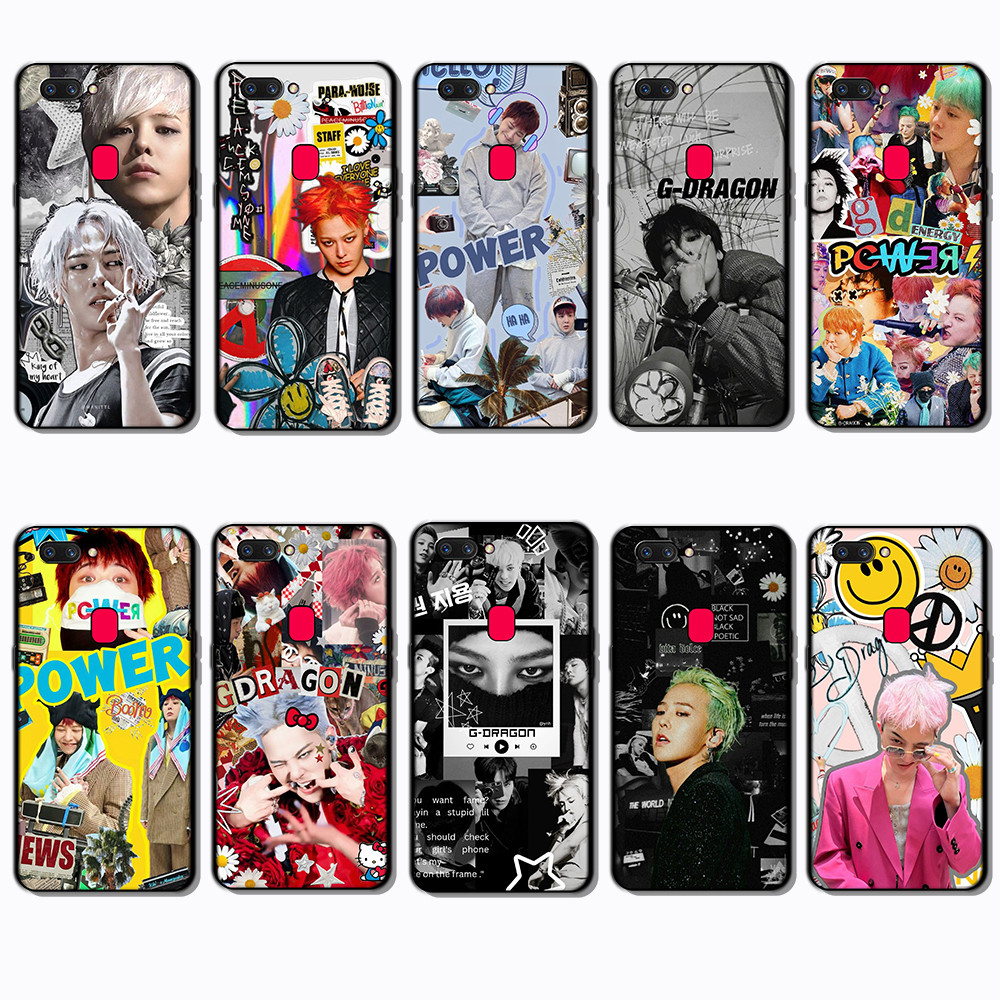 สําหรับ OPPO A1 A1K A3S A5 A5S A7 A8 A9 A11 g dragon Black Edge Full Coverageเคสโทรศัพท์TPU | Defens