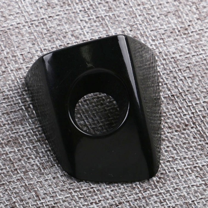 4H1837879 Black Car Exterior Front Left Door Handle Key Hole Trim Cover Cap Fit For Audi A6 A7 A8 R