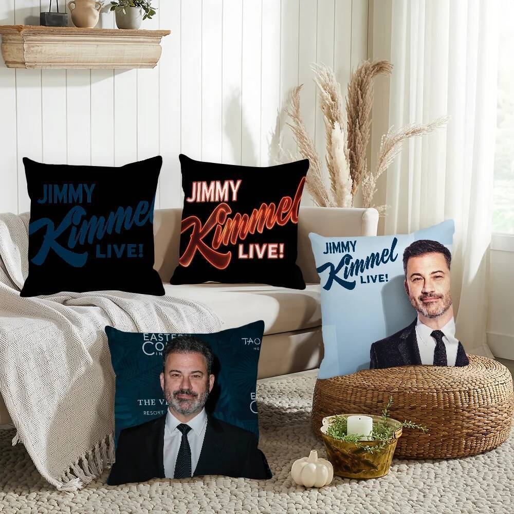 Actor Jimmy Kimmel ปลอกหมอนตกแต่งบ้านเบาะรองนั่งเหมาะสําหรับโซฟาสํานักงานห้องนอนรถ