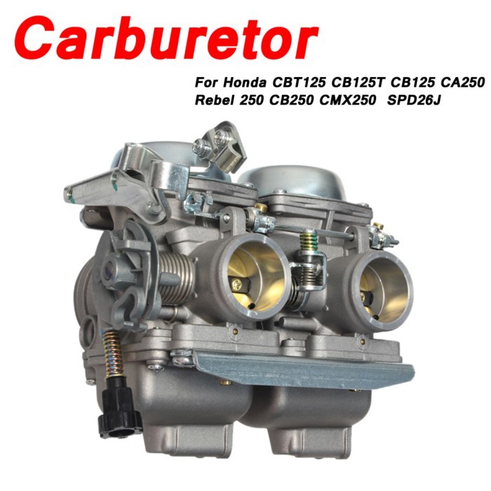 Motorcycle Carburetor For Honda CBT125 CB125T CB125 CA250 Rebel 250 CB250 CMX250  SPD26J QJ250-3 Ke