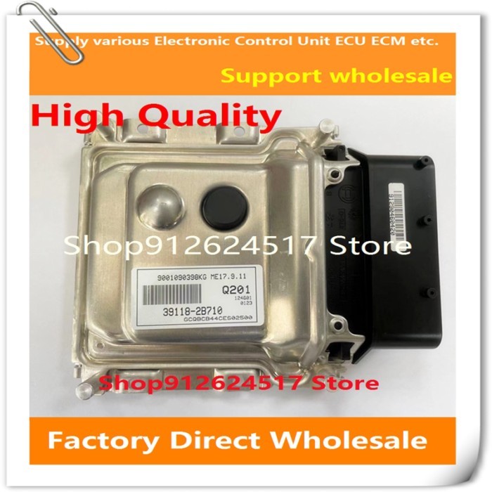 ME17.9.11 ECU 39118-2B710 Q201 Electronic Control Unit ECM Car Accessories 39113-2B333 0392 For Hyu