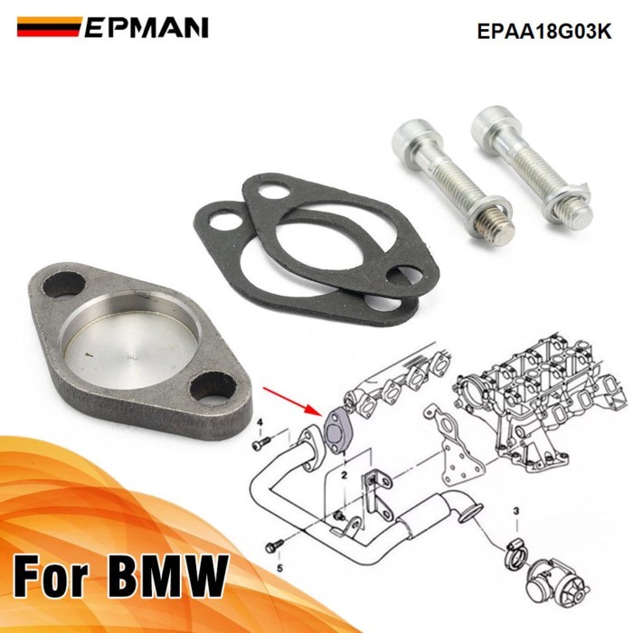 EPMAN Valve Blanking Plate Kit Stainless Steel Reduce Soot & Improve Engine Performance For BMW M57