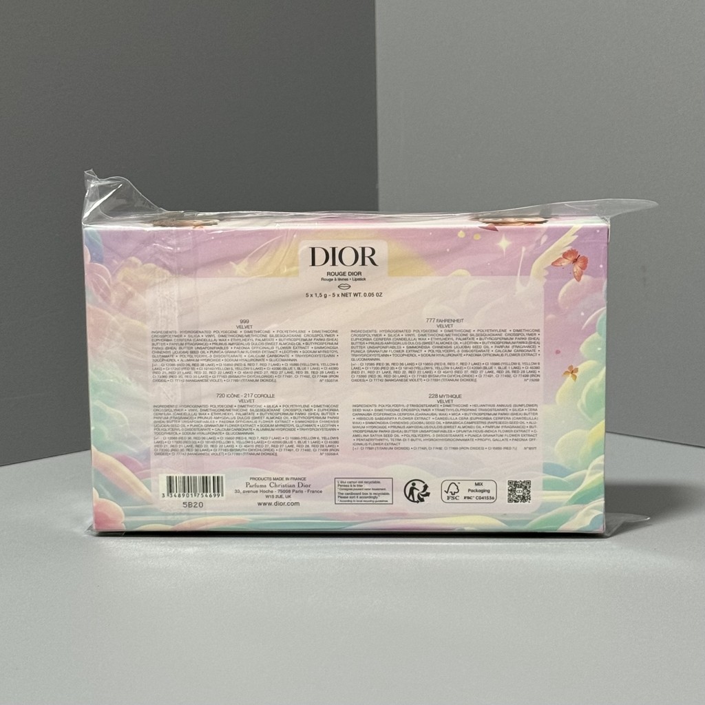 New Arrival P75. น่ารัก สาว ลิปสติกตัวอย่างชุดห้าชิ้น/สไตล์หลอดทองยิงจริงพร้อมสต็อก❗รหัส 5B20!จับคู่