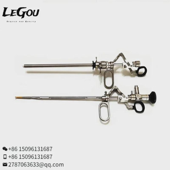 urology instrument 4mm bipolar resectoscope set urology working element
