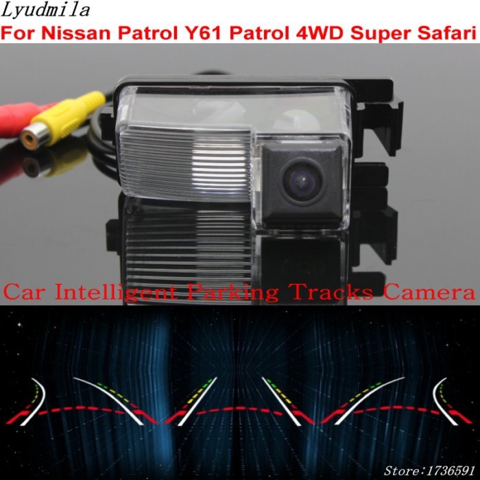 Car Dynamic trajectory Parking Camera FOR Nissan Patrol Y61 Patrol 4WD Super Safari Y62 GR GU Patro