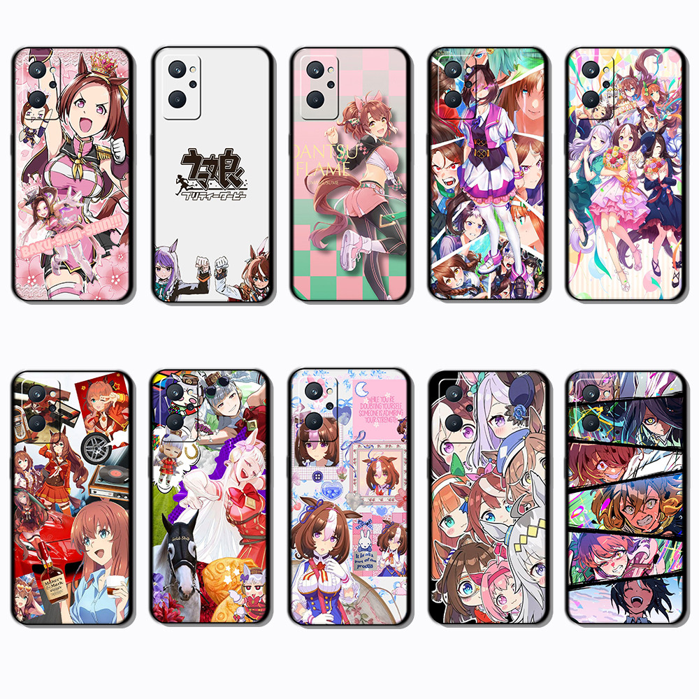 สําหรับRealme 9 Pro Plus 9i 4G 12 Lite 12X 12 + 13 Pretty Derby Black Edge Full Coverageเคสโทรศัพท์T