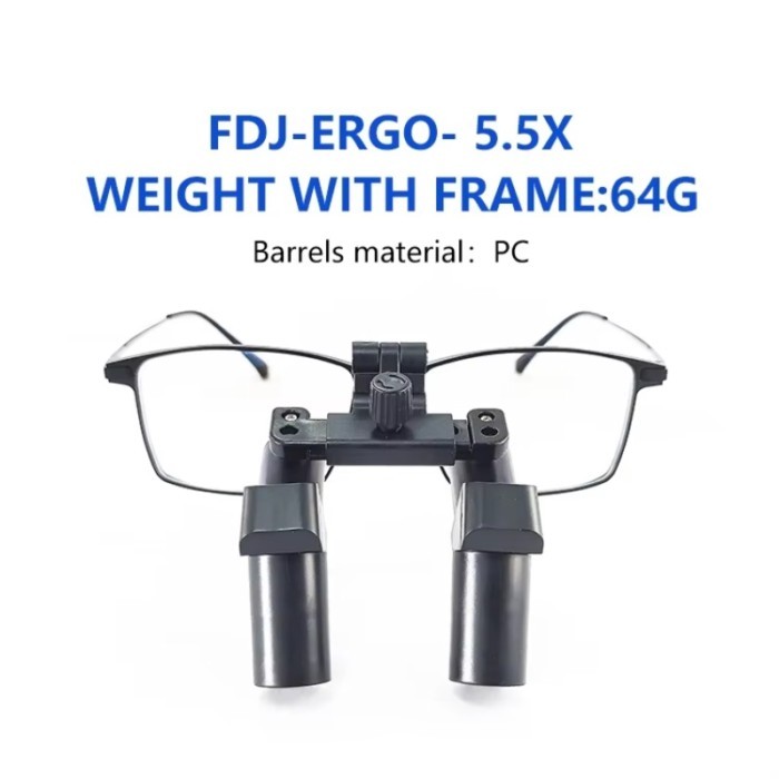 ExcellentBurite ERGO 5.5X L Loupes - Binocular Surgical Loupes For Hospital & Clinic Use, Cervical