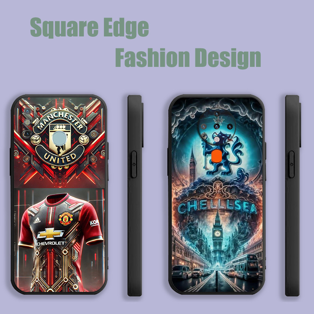ปลอกสําหรับ Xiaomi 12s 12x POCO X4 GT M4 M5 F3 F4 M5S C40 Pro C55 C51 C75 4G เชลซีฟุตบอล Club DJW18 