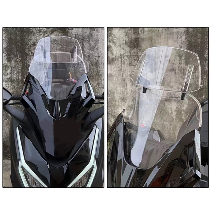 Universal Windshield Extension Adjustable Spoiler Deflector Fit For HONDA GoldWing 1800 GL1800 F6C