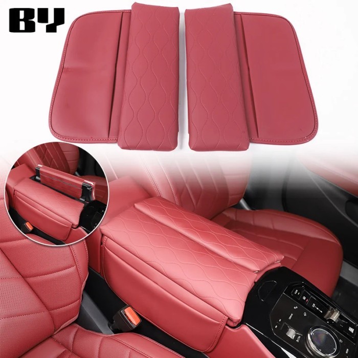 Car Center Armrest Cover For BMW 5 Series I5 G60 2024+ Accessories Leather Pad Protector with Phone