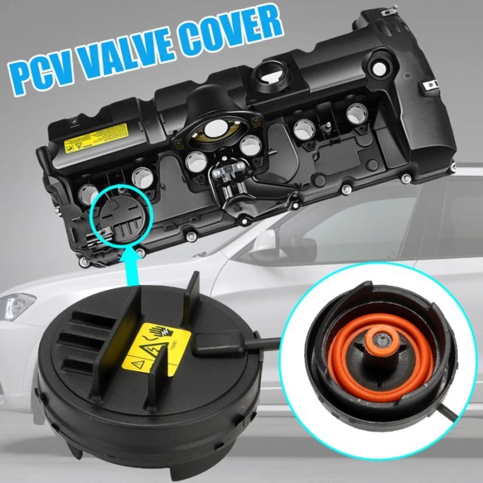 1/2PCS PCV Valve Cover  11127552281 For 06-13 BMW 128i 328i 328xi 528i 528xi X3 X5 Z4 N52 2.0L-3.0L